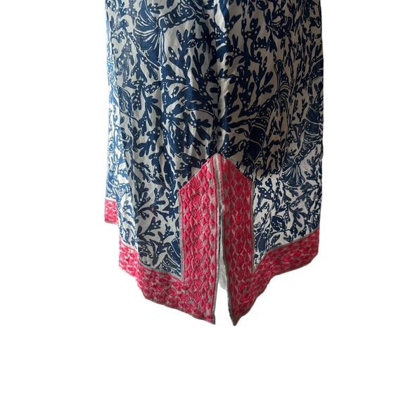 Lilly Pulitzer Blue and Pink Blouse - Picture 4 of 10